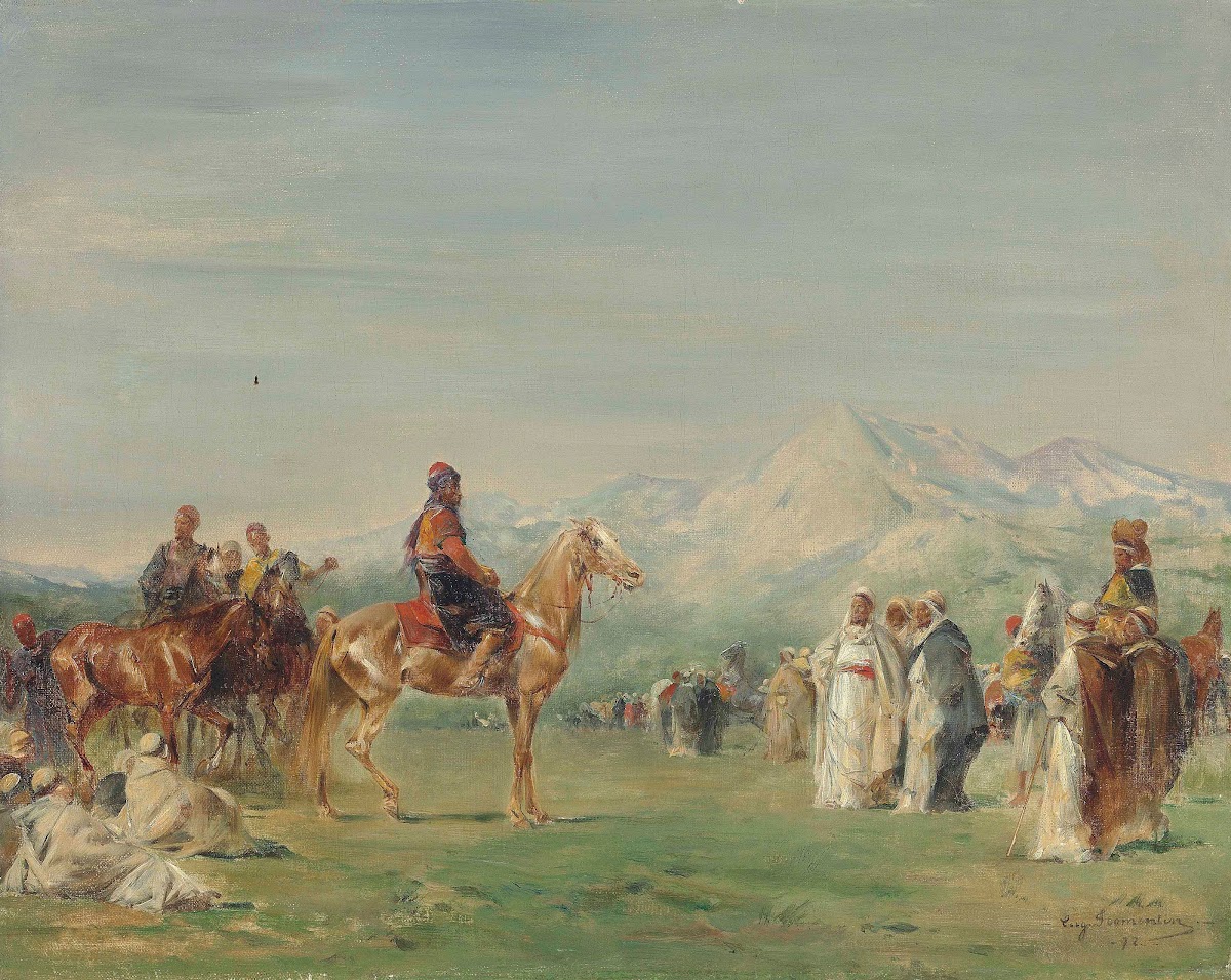 Campement arabe dans les montagnes de lAtlas 1872