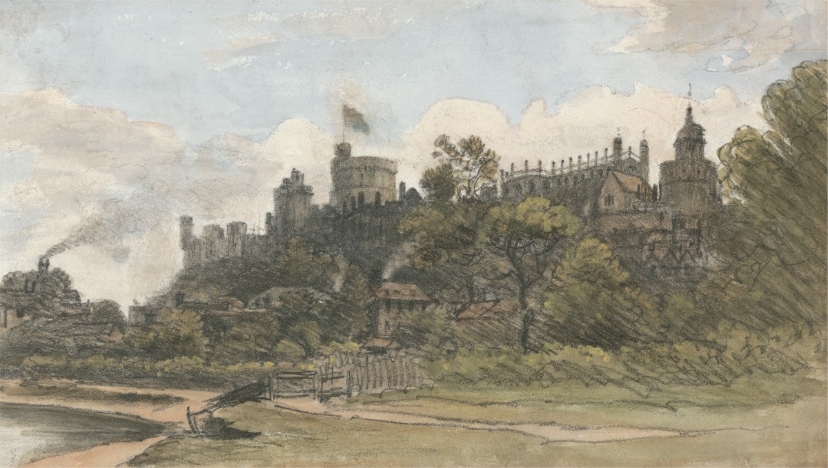 Windsor Castle From Above the Bridge July 18 1832 12 Noon 1832