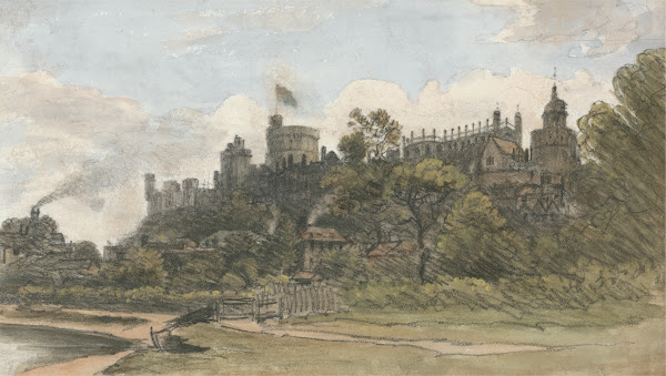 Windsor Castle From Above the Bridge July 18 1832 12 Noon 1832