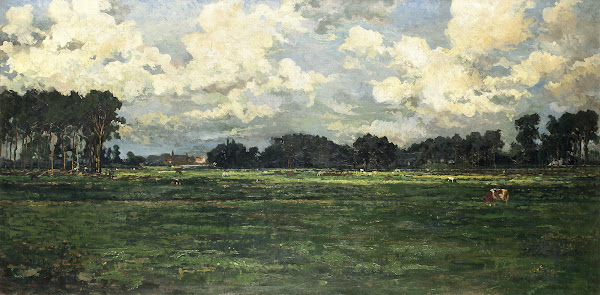 Landscape of the River Lys at Sint Martens Latem 1904