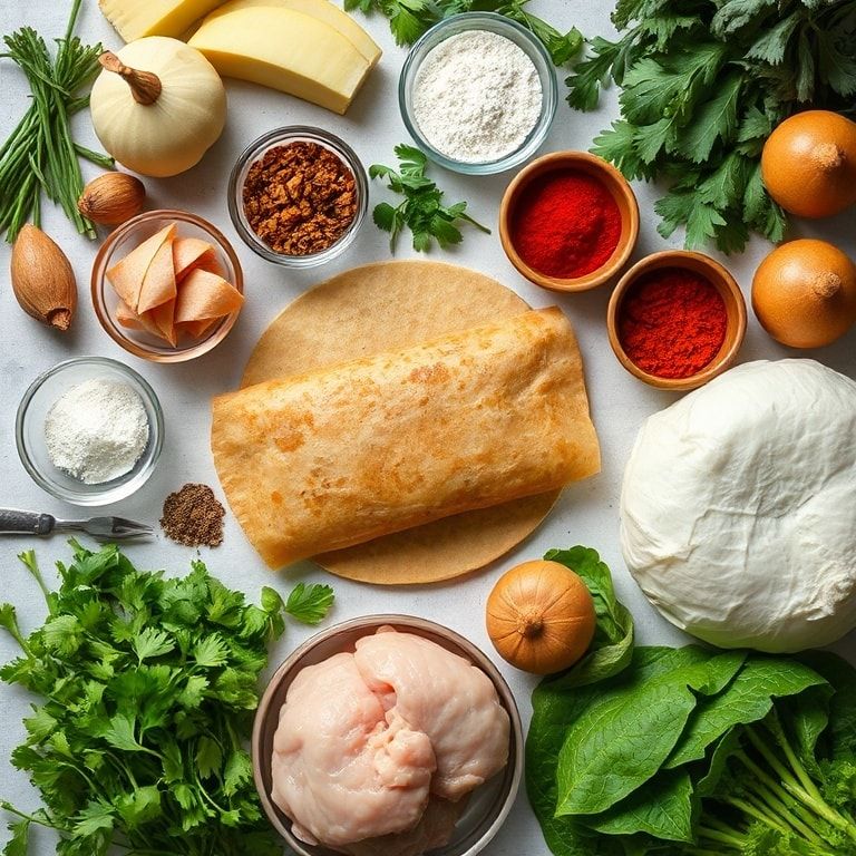 Ingredients for Flaky Roti Canai Recipe – Elevate Your Home Cooking Game: Quick & Crispy Dinner