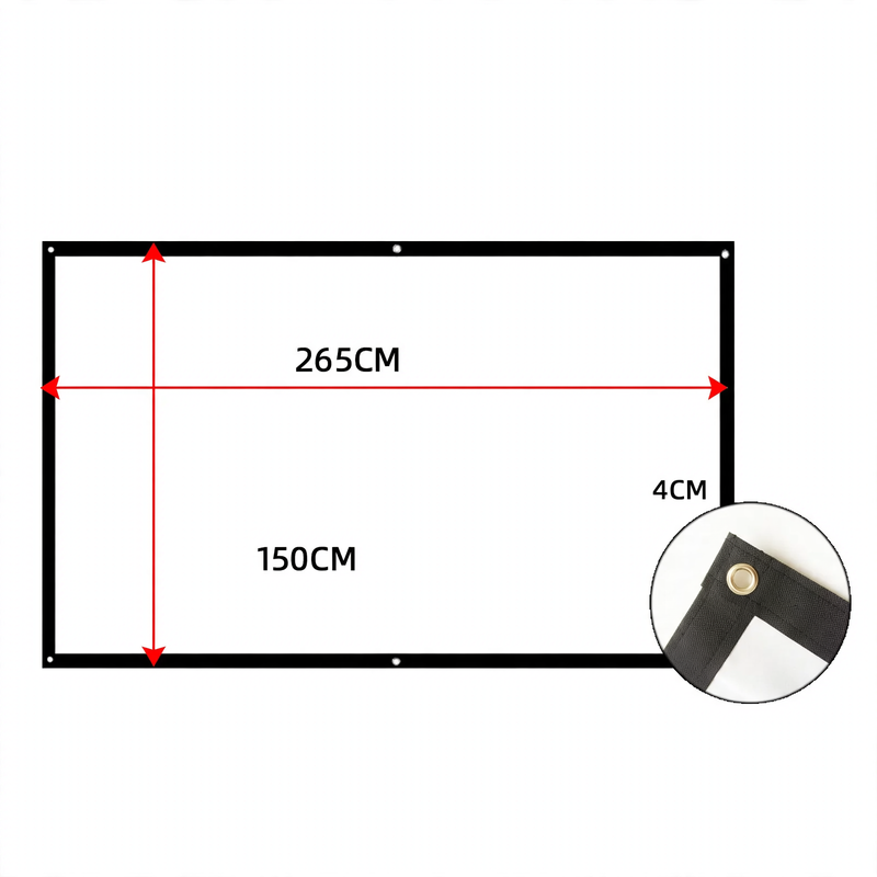 Projection screen, canvas screen