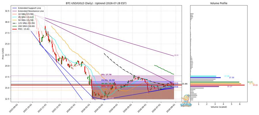 BTC vs Gold 비교