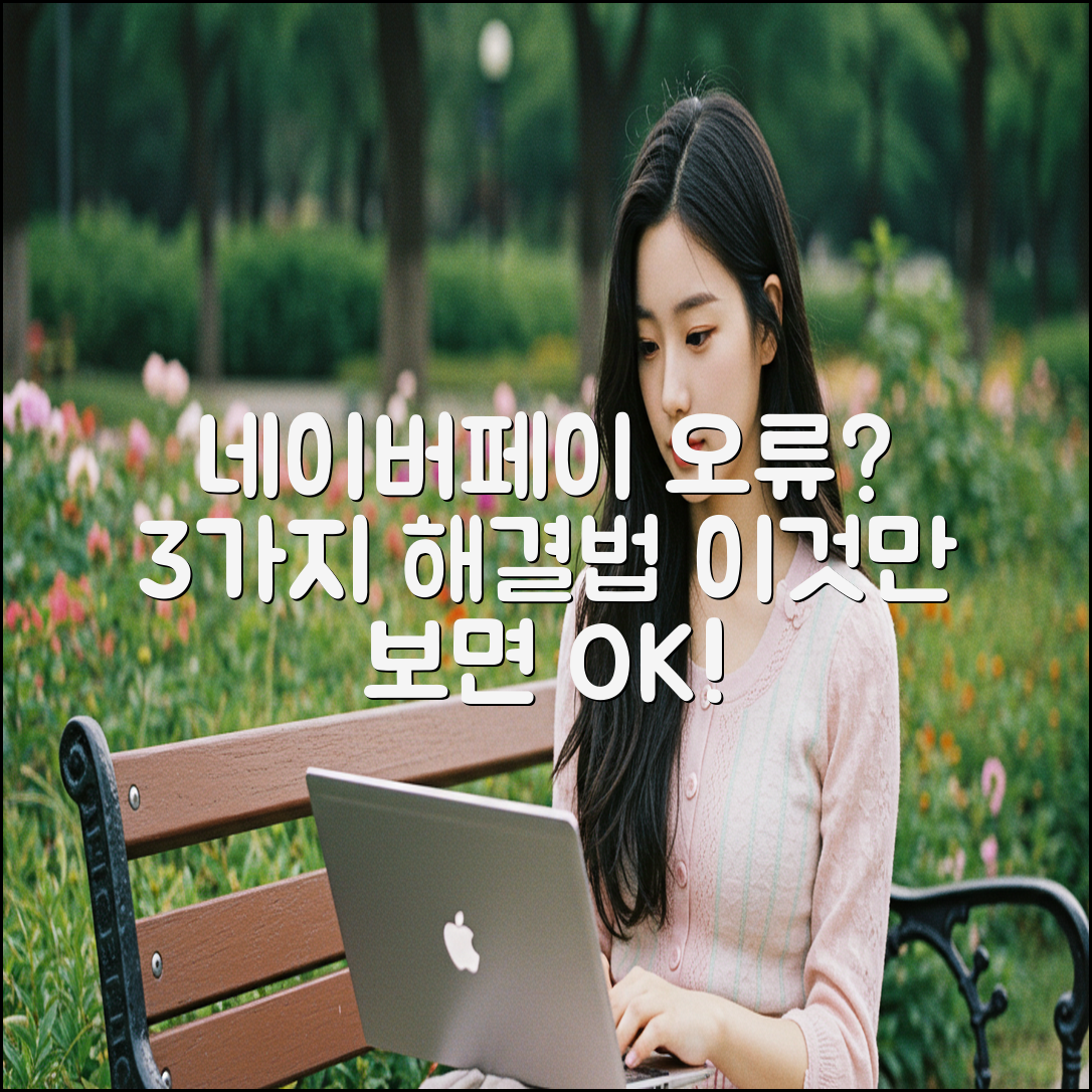 네이버페이 결제 오류? 3가지 완벽 해결법!