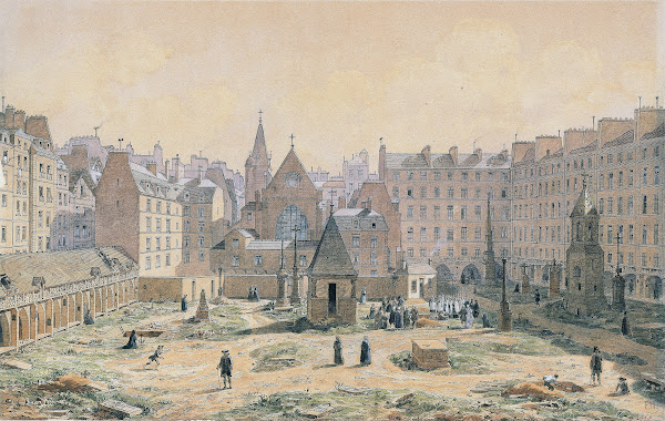 Le Cimetière des Innocents en 1750 1915 1945