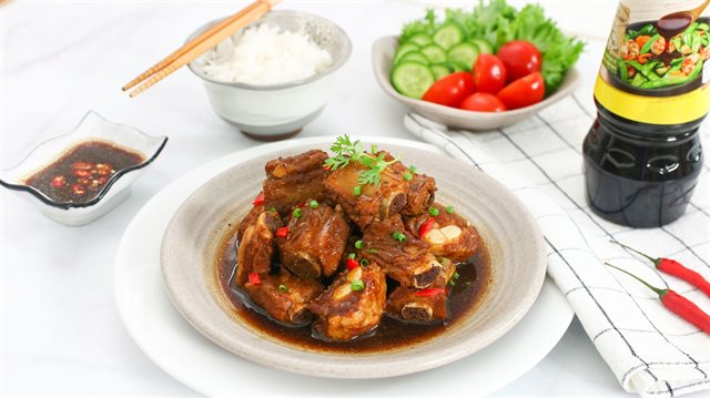 Sườn Rim Dầu Hào Maggi