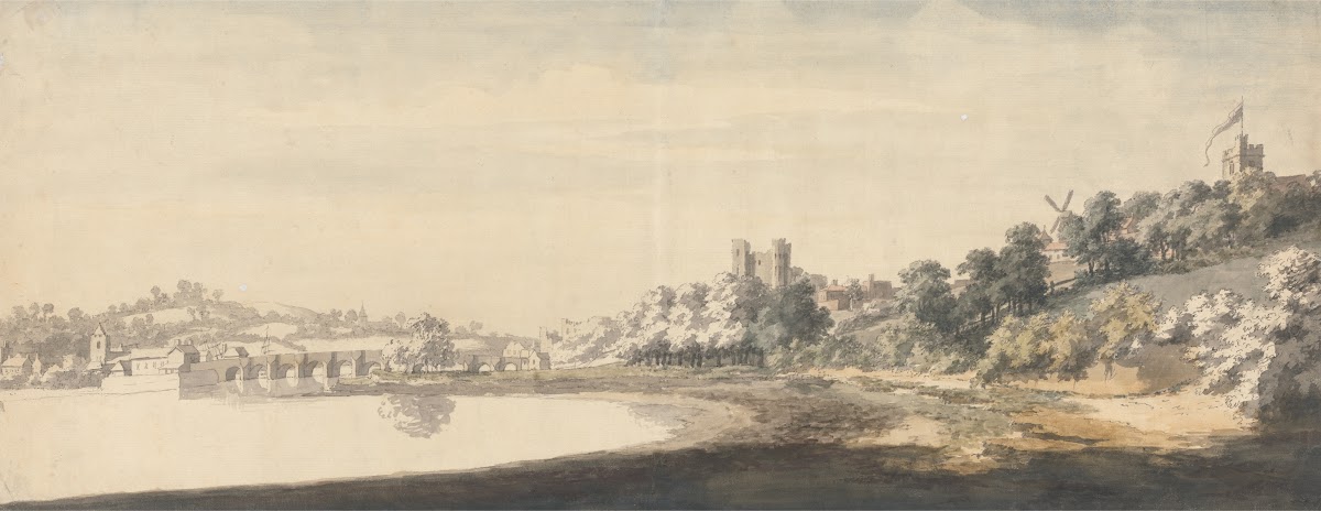 The Bridge and Castle at Rochester 1757