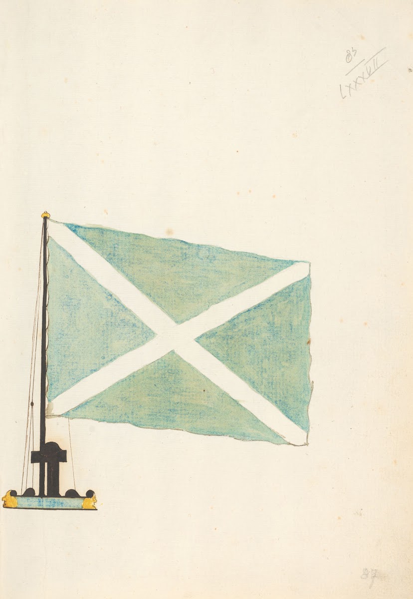 Flag of Scotland 1667 1670