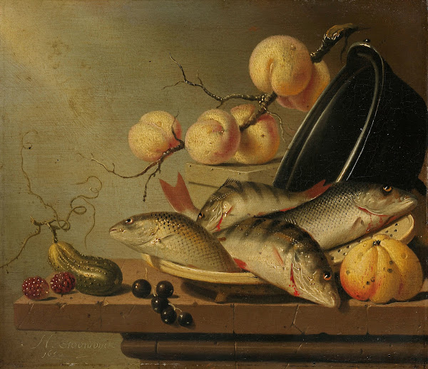 Still Life with Fish and Fruit 1652