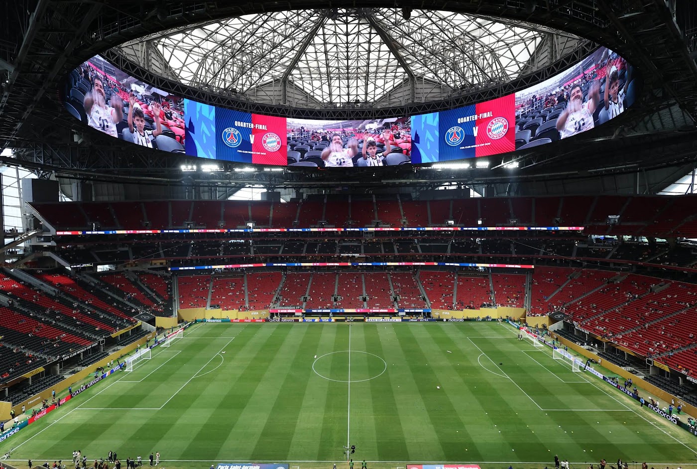 Mercedes-Benz Stadium World Cup pitch Atlanta 2026