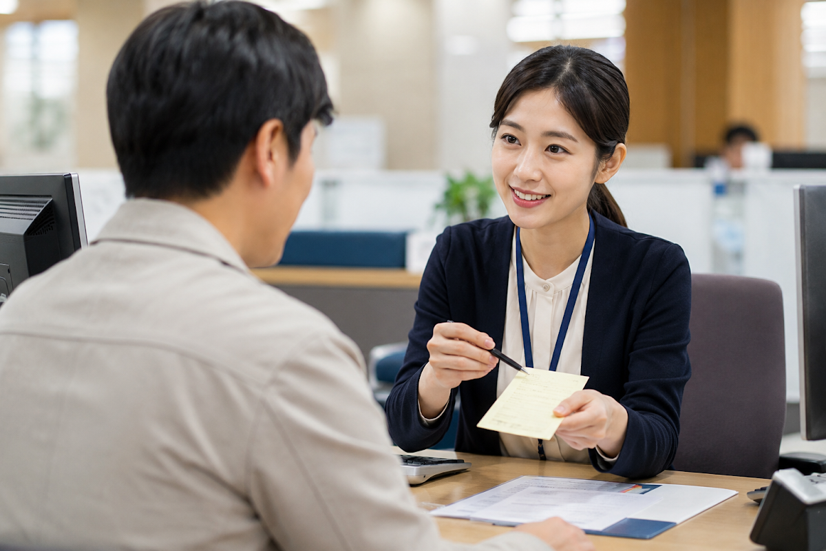기한 후 근로장려금 신청 접수 결과를 확인하는 신청자