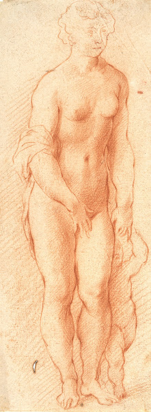 Venus og Amor Georg Petels skulpturgruppe set drejet halvt mod højre 1628  1630