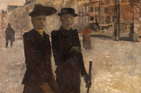Women on the Rokin in Amsterdam 1895 1896