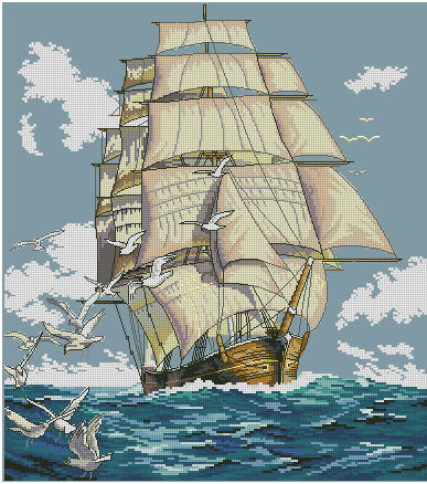 DIM03886 Cliper Ship Voyage