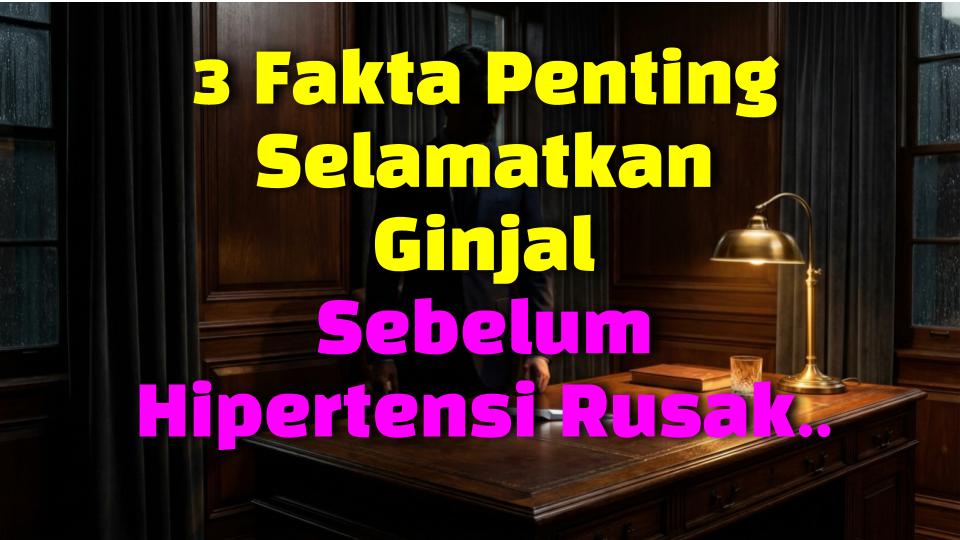 3 Fakta Penting Selamatkan Ginjal Sebelum Hipertensi Rusak Diam-diam!