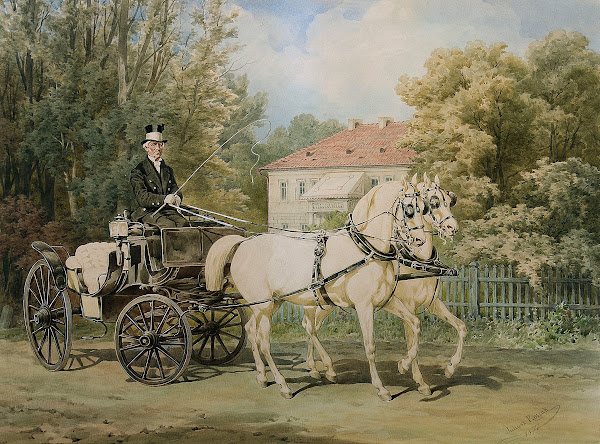 Grandmas coach  Coach of Zofia nee Branicki wife of Artur Potocki 1871