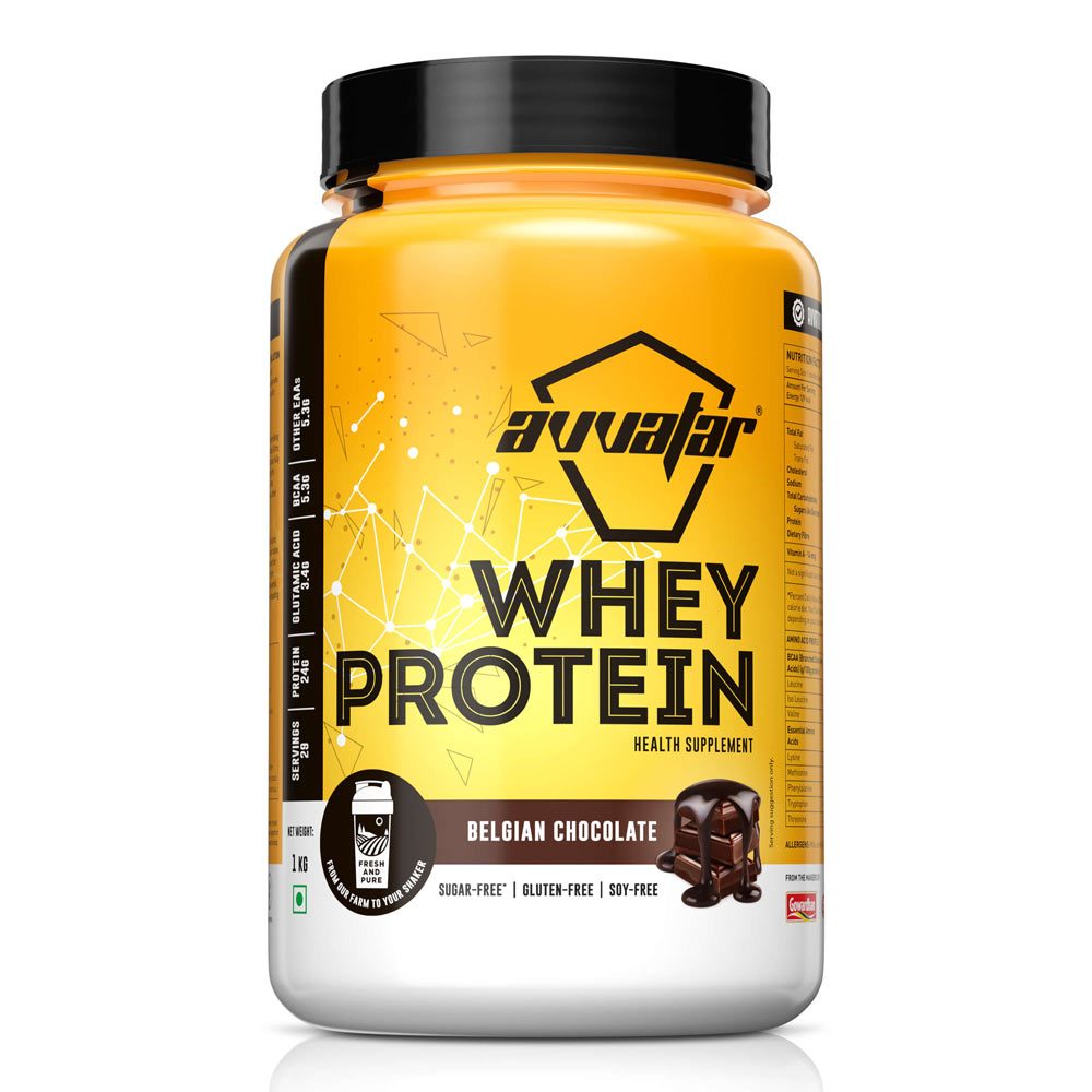 Avvatar Whey Protein Belgian Chocolate Flavour, 1 Kg