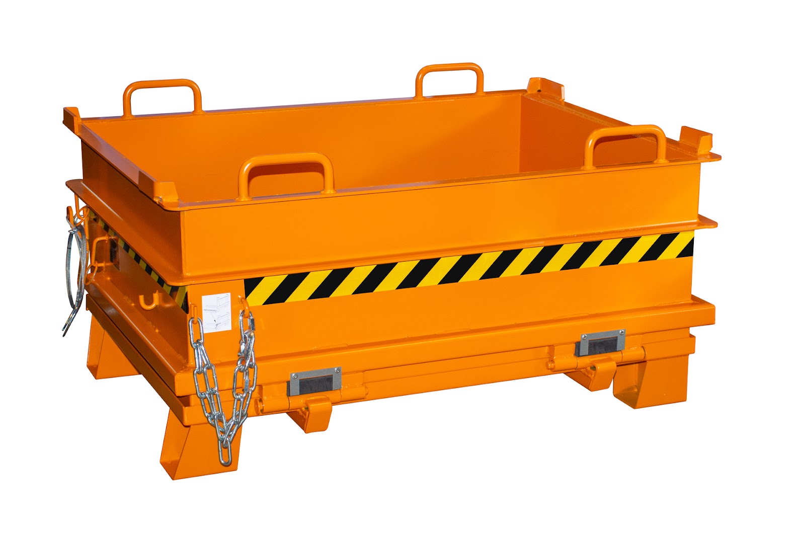 Bouwstofcontainer BC 500, gelakt, Geeloranje