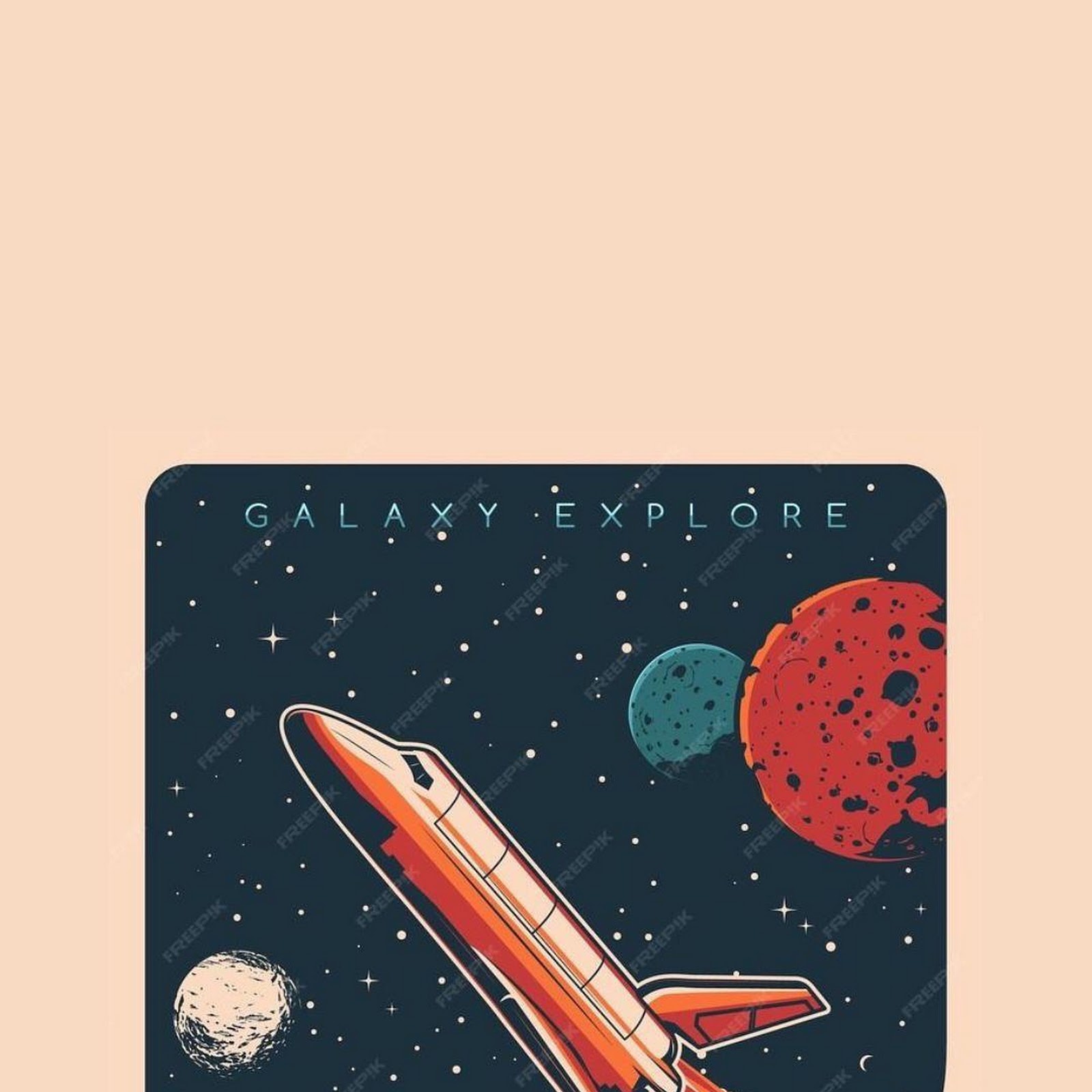 Download Retro Space Journey Poster Full HD iPhone