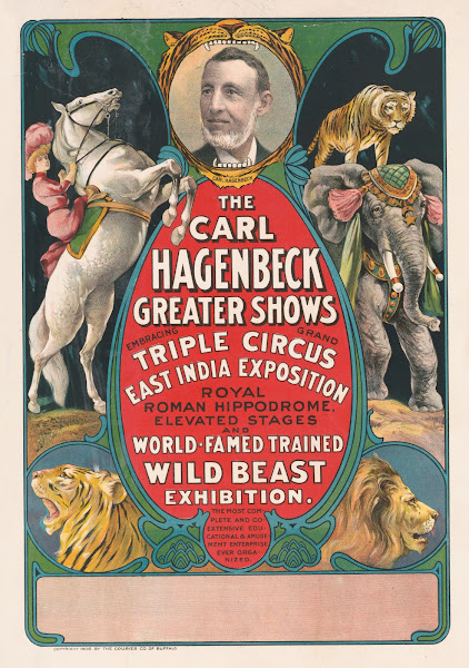 The Carl Hagenbeck greater shows Triple circus East India exposition Wild beast