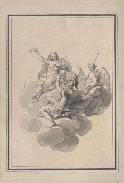 Vignette from the Galerie des Glaces Versailles early 18th century