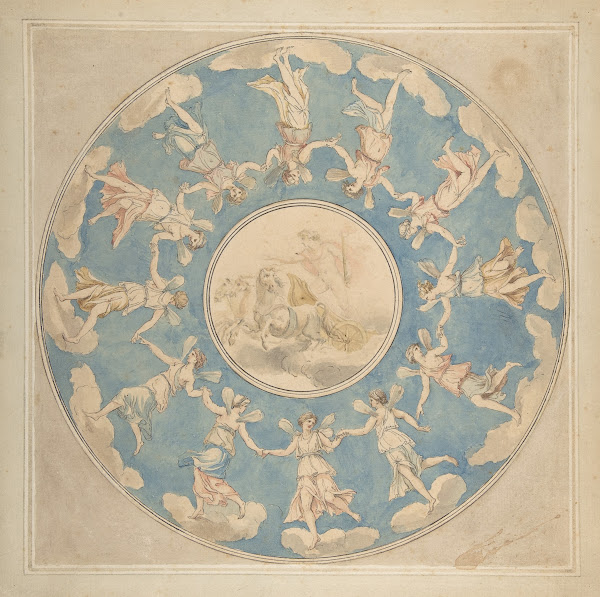 Design for Ceiling Apollo and the Hours 17601807