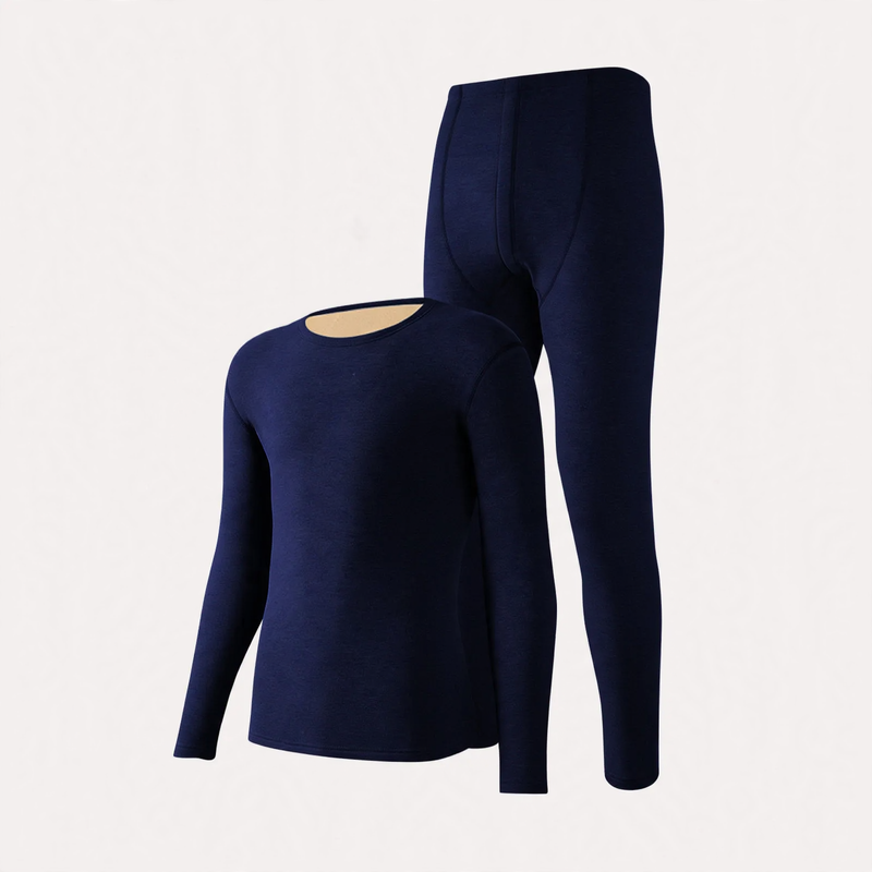 Men's Thermal Underwear Set, Lined, Crew Neck