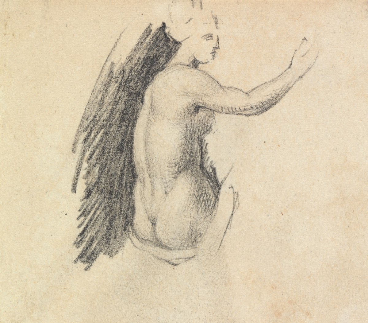Study ot the Backside of a Nude Figure