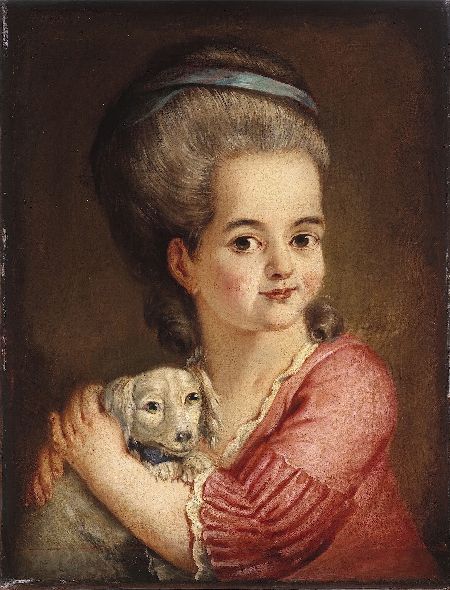 Portrait de fillette 18th Century