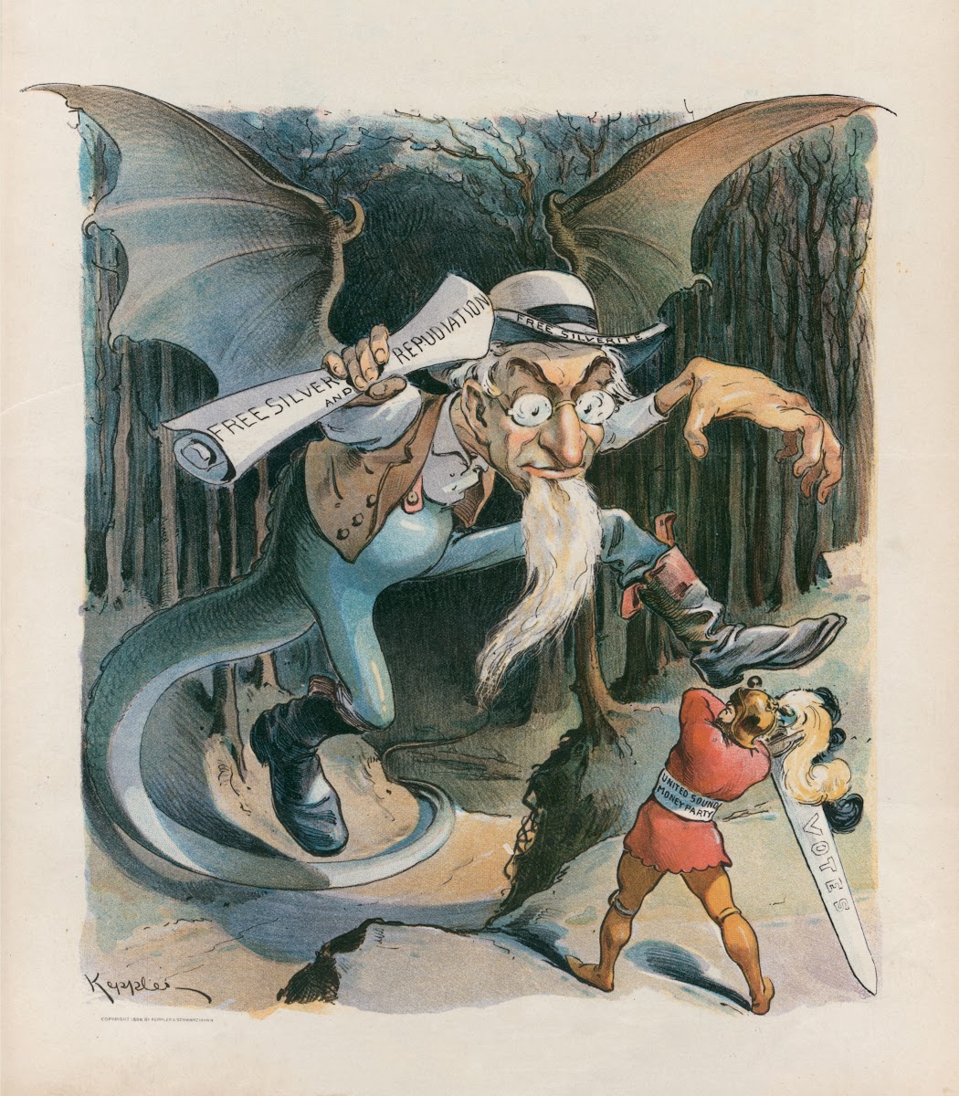 The free silver jabberwock 1896