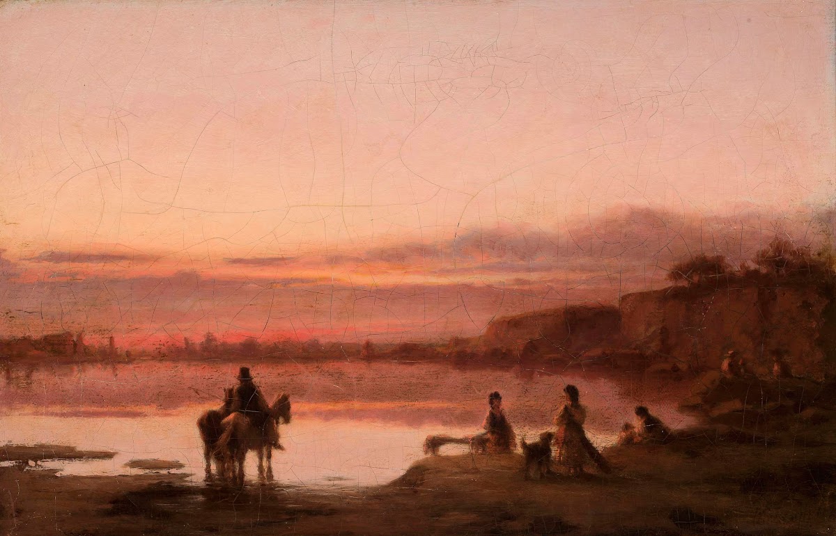 Landscape at sunset