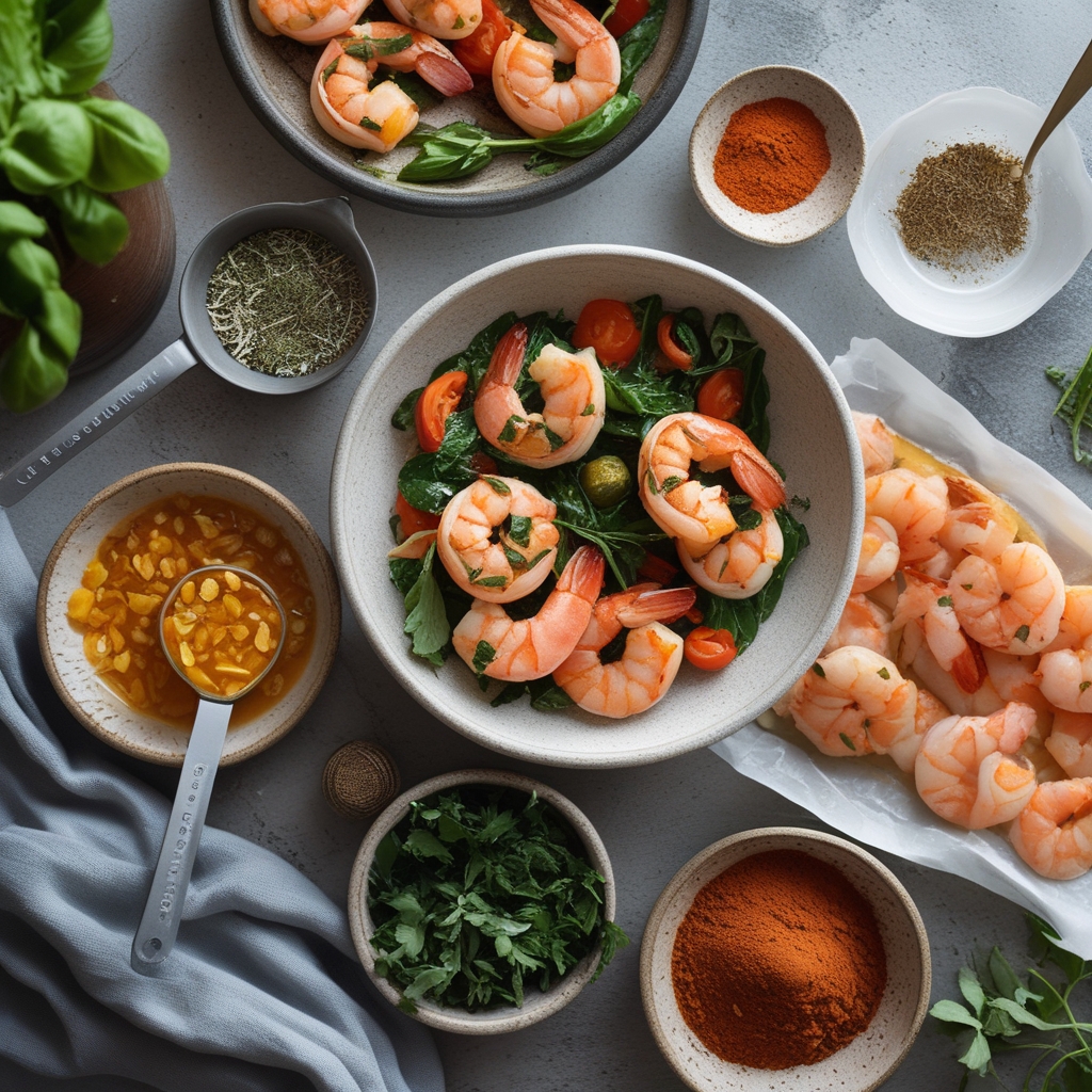 Ingredients for Tuscan Shrimp (One-Pan, 30-Minute Dinner) – Easy & Flavorful Weeknight Meal