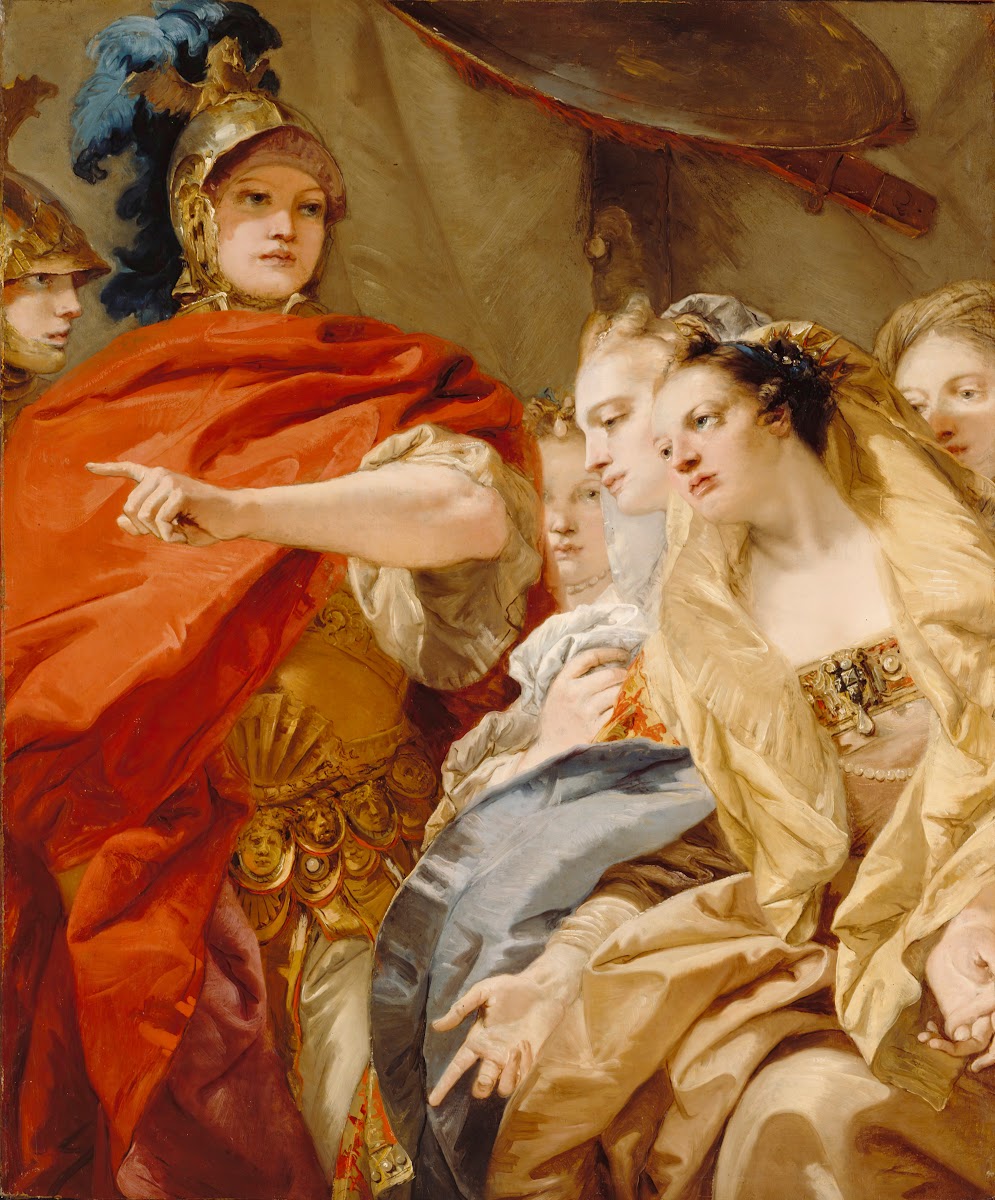 The Women Of Darius Invoking The Clemency Of Alexander between 1750 and 1753
