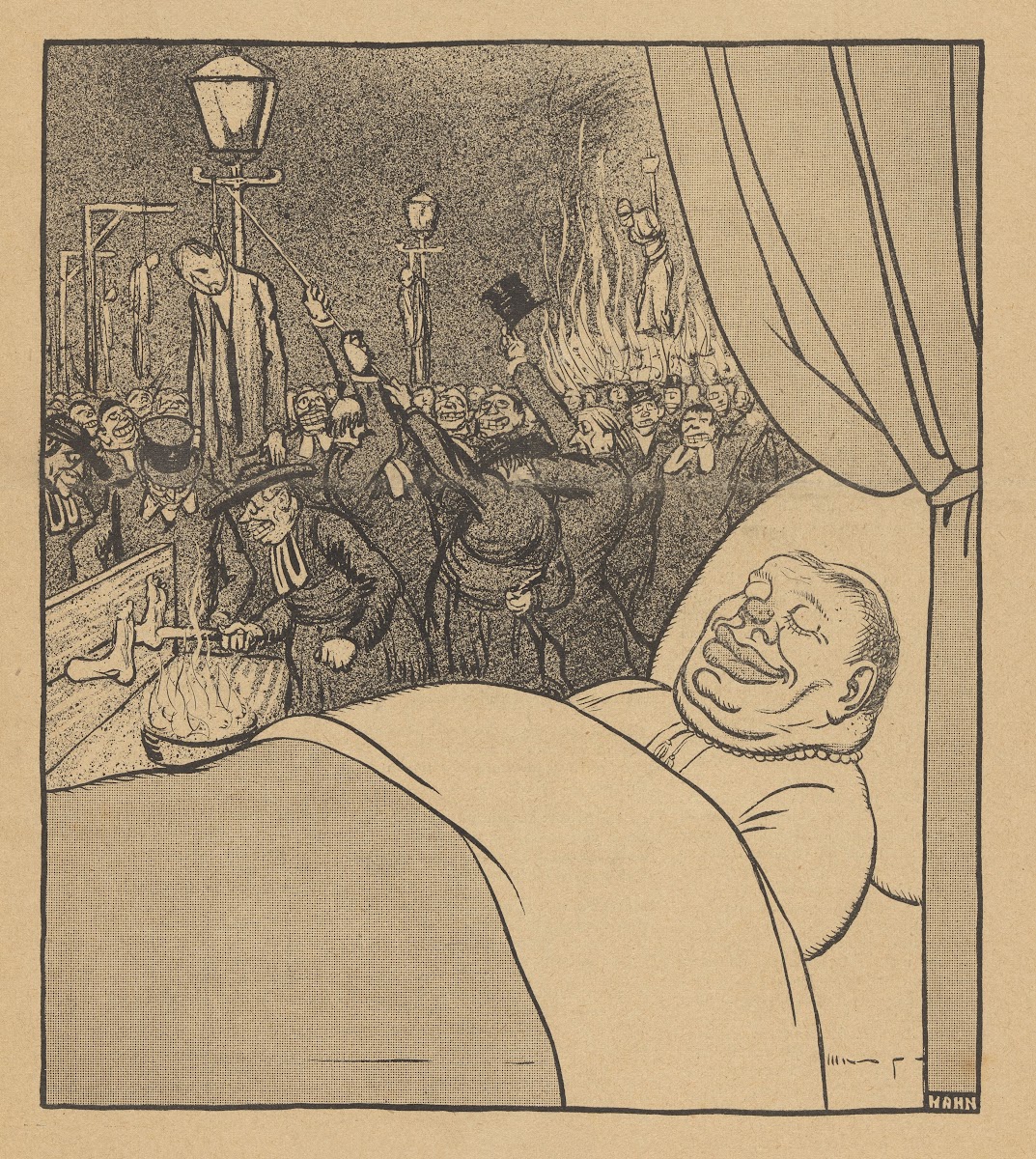 De Notenkraker 29 juni 1907  Verkiezingsdroom van een man Gods 1907