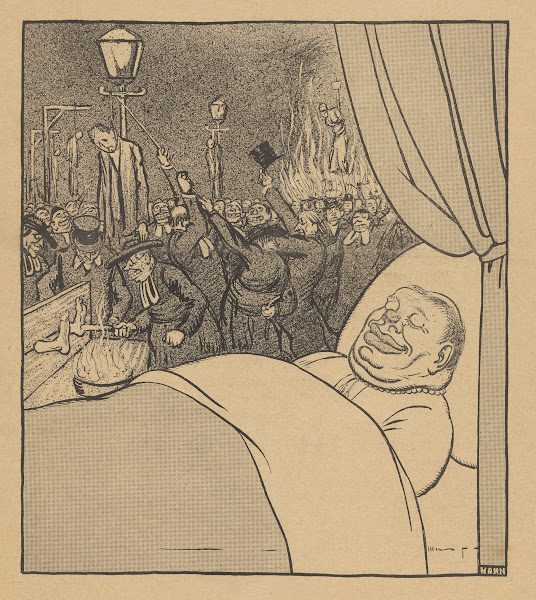 De Notenkraker 29 juni 1907  Verkiezingsdroom van een man Gods 1907