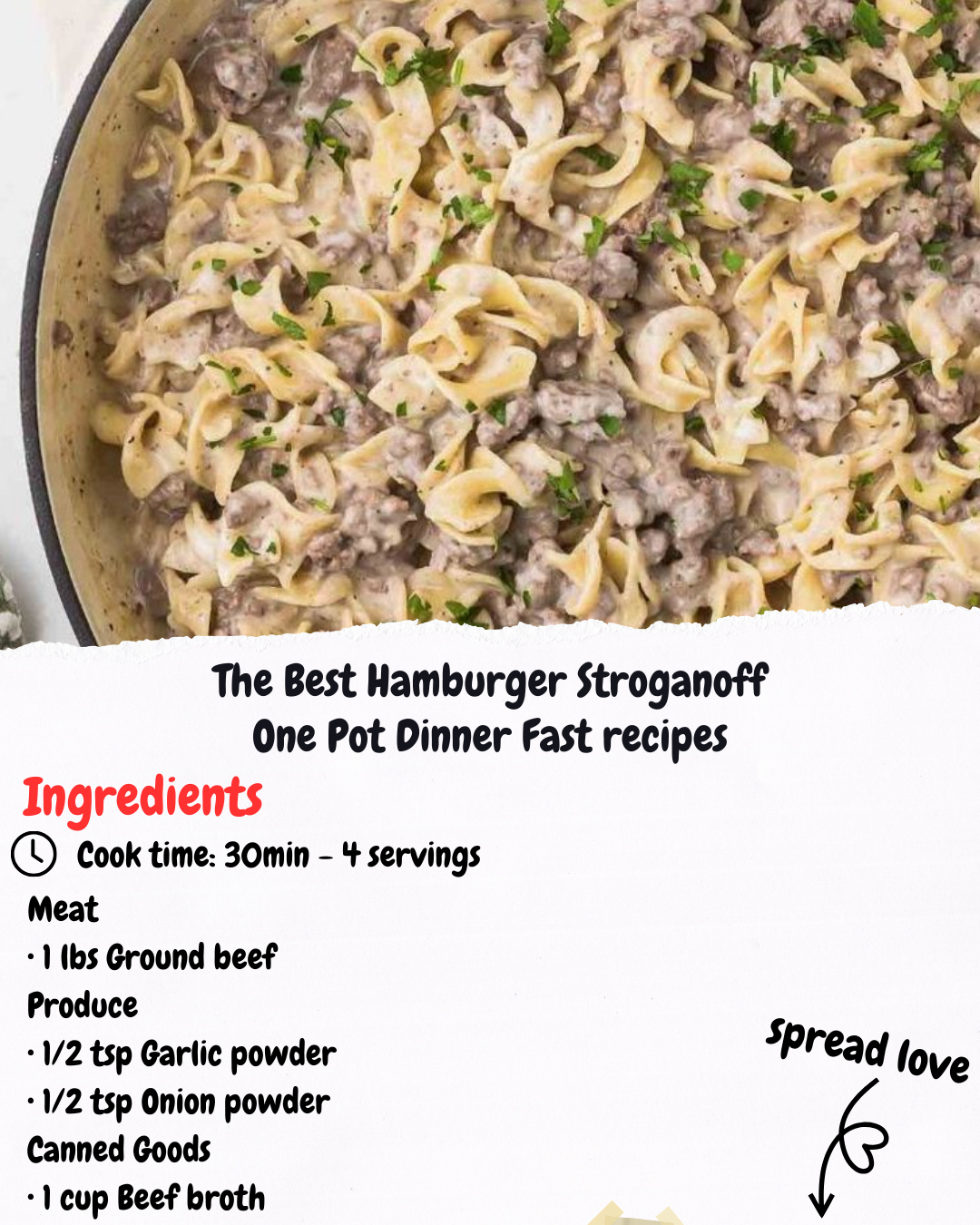 The Best Hamburger Stroganoff One Pot Dinner Fast recipes