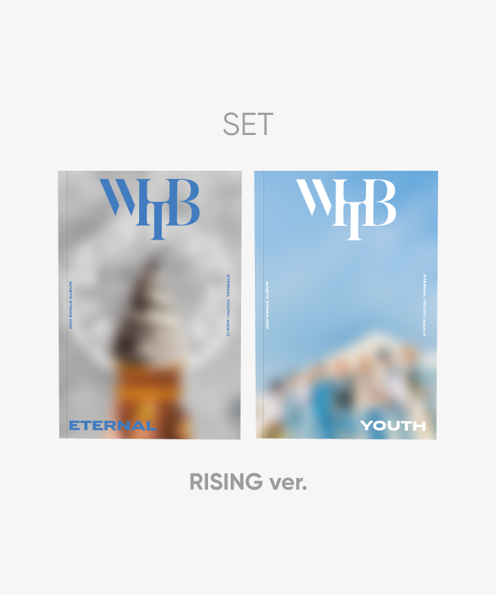 2ND SINGLE ALBUM [ETERNAL YOUTH : KICK IT] (RISING ver.) (Set)
