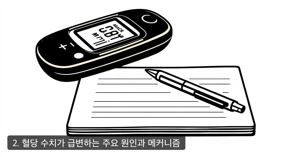 2. 혈당 수치가 급변하는 주요 원인과 메커니즘
