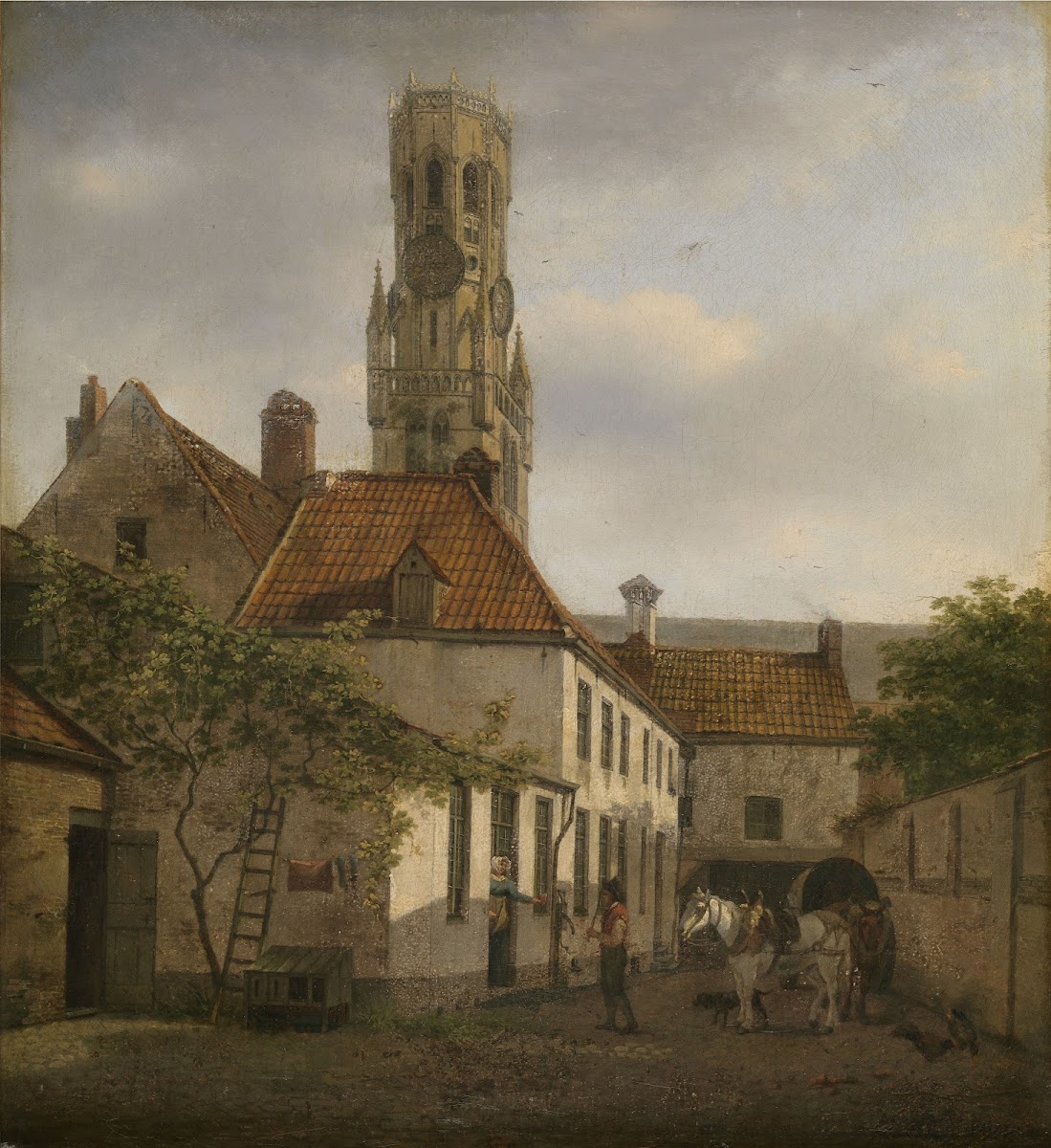 Inner Courtyard in Bruges 1866   1903