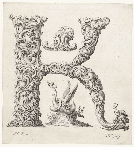 Letter K 1645 1650