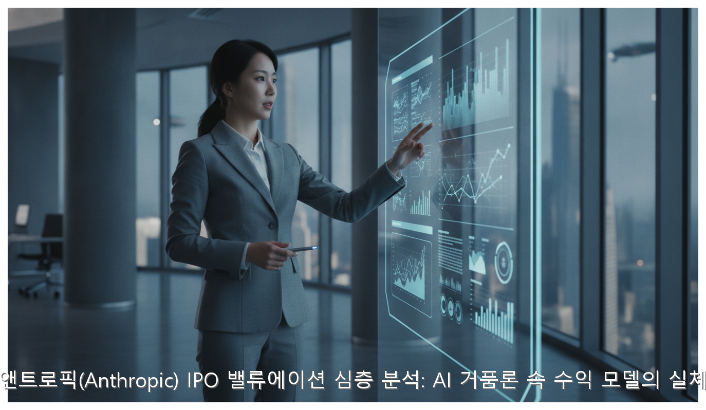 앤트로픽(Anthropic) IPO 밸류에이션 심층 분석: AI 거품론 속 수익 모델의 실체 핵심 안내 및 분석 인포그래픽 (5)
