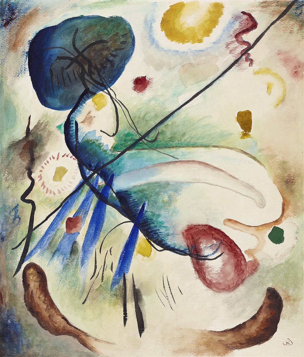 Aquarell mit Strich 1912