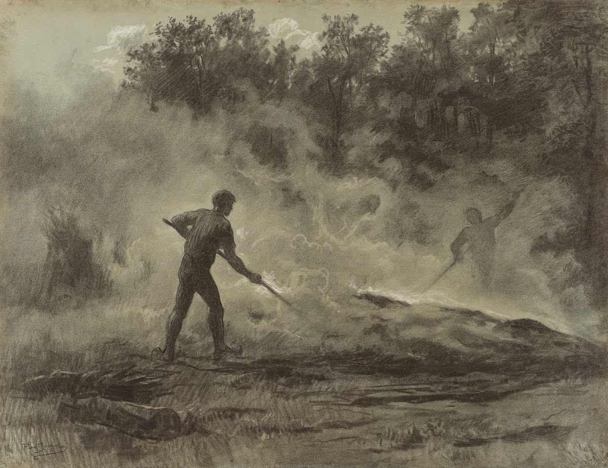 Charcoal burners Les charbonniers 18801890s