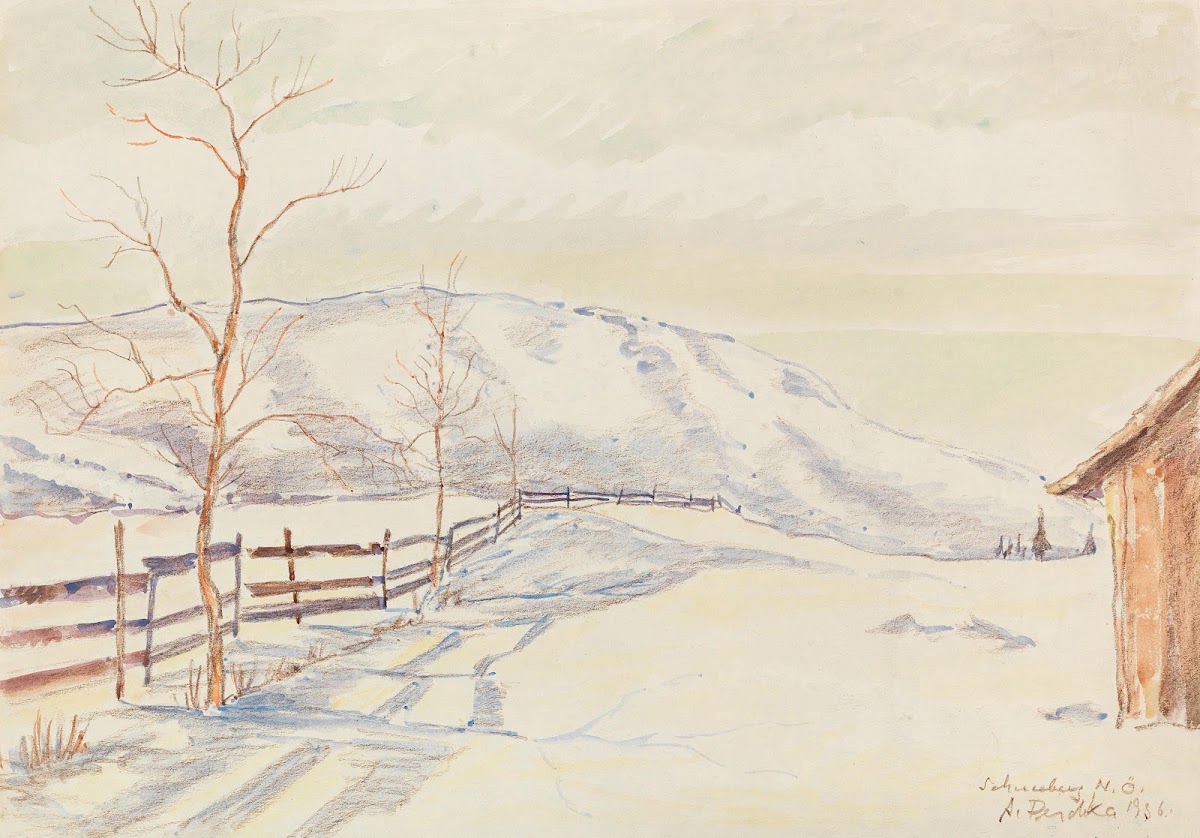 The Schneeberg Mountain in Lower Austria 1936