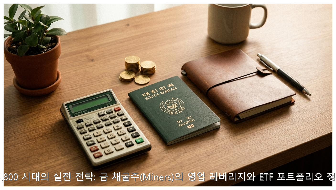 금 채굴주 투자 전략: 레버리지와 ETF 분석 핵심 안내 및 분석 인포그래픽 (7)