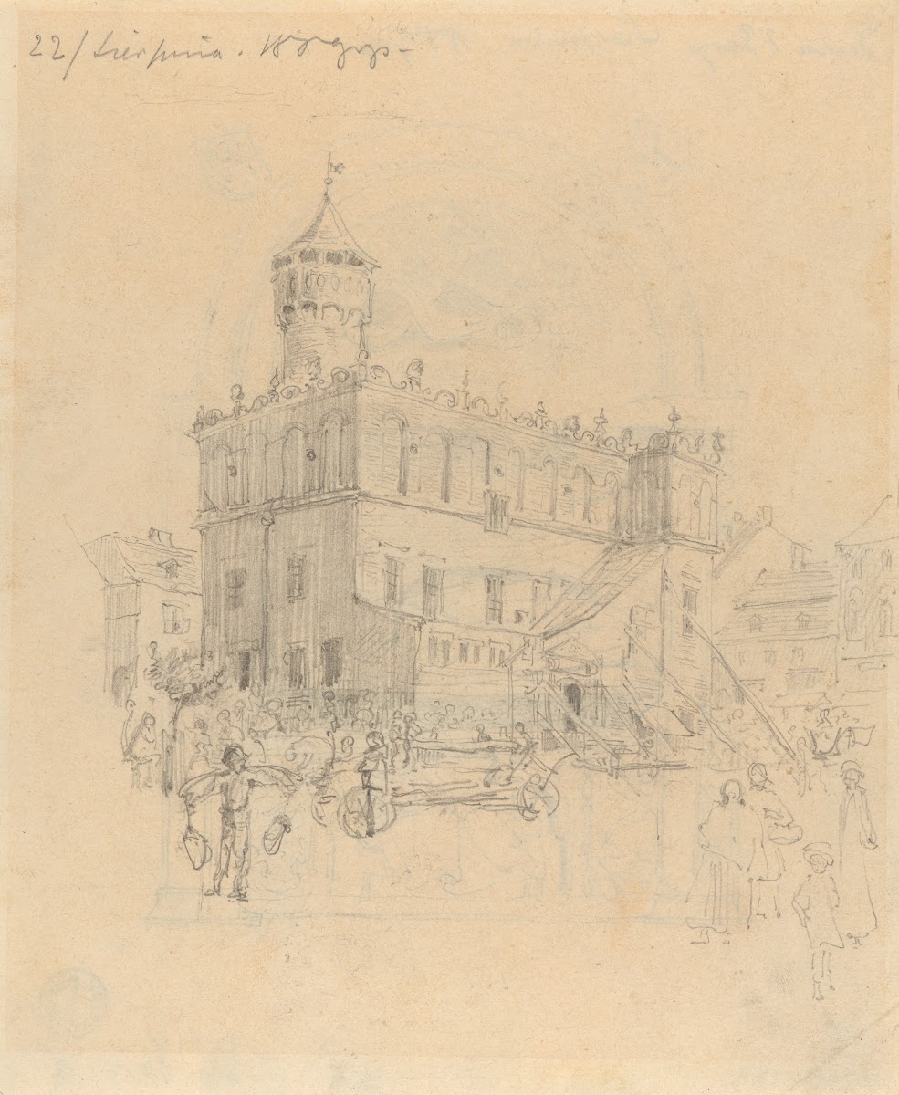 Town hall in Tarnów 1889