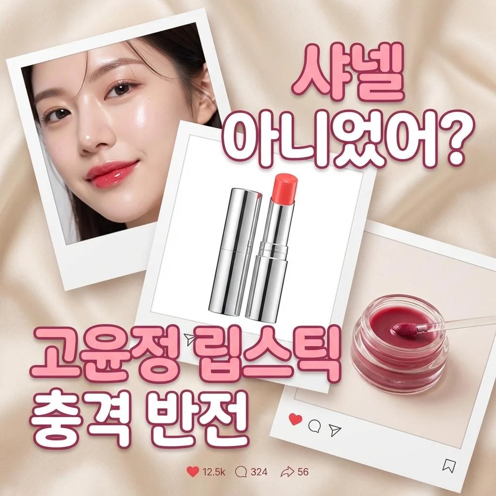 샤넬 아니었어? 고윤정 립스틱 충격 반전