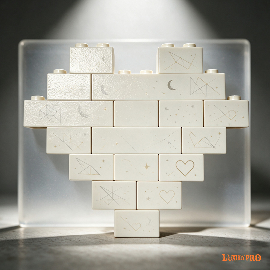 Lego Love Puzzle - Single Row