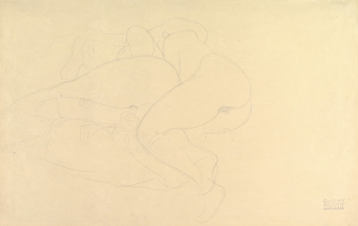 Two Women Friends Reclining ca 190506
