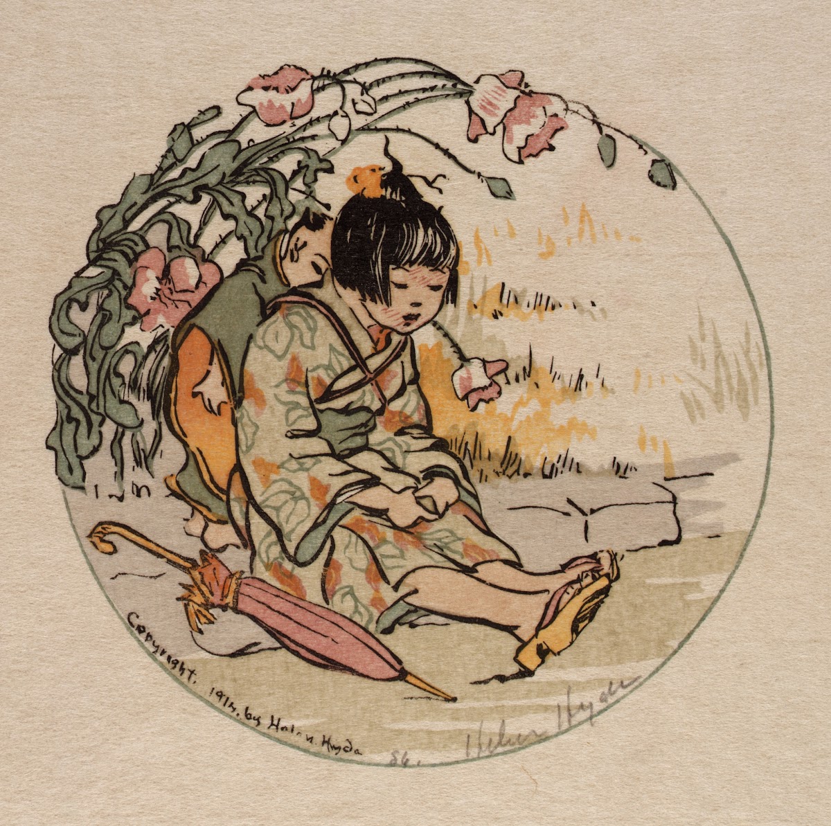 A Weary Little Mother 1914